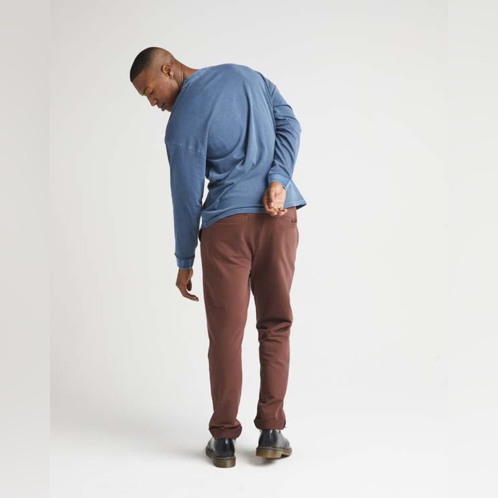 Men’s richerpoorer terry trouser in truffle - Picture 2 of 12